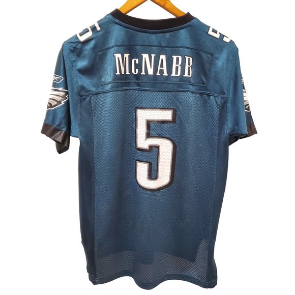 Philadelphia Eagles Donovan McNabb Reebok Green Football Jersey Size Youth L - Picture 2 of 10